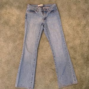 GAP low rise flare jeans